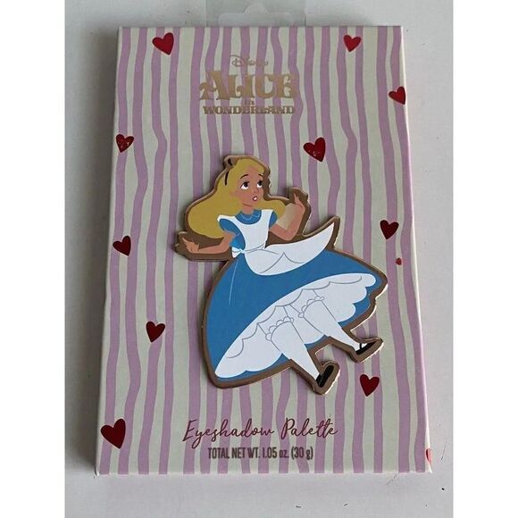 Set Of 12 Shades DISNEY ALICE In WONDERLAND EYESHADOW PALETTE W/ Mirror NEW - Picture 1 of 16